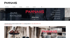 Desktop Screenshot of parnass.lv