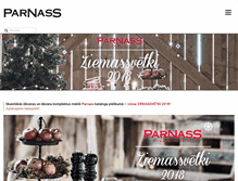 Tablet Screenshot of parnass.lv